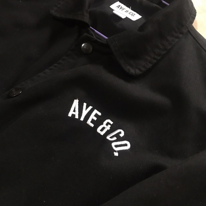 aye n co hoor black coach jacket