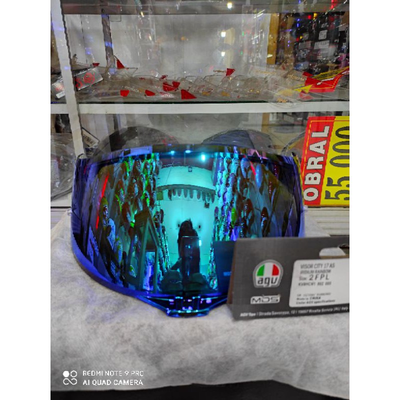 VISOR AGV K3SV /K1/K5 IRIDIUM BLUE