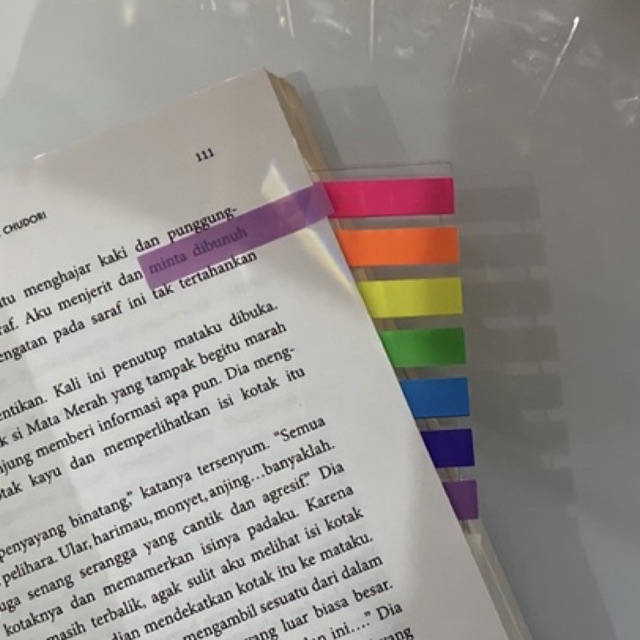 

Sticky notes transparant index post it annote book