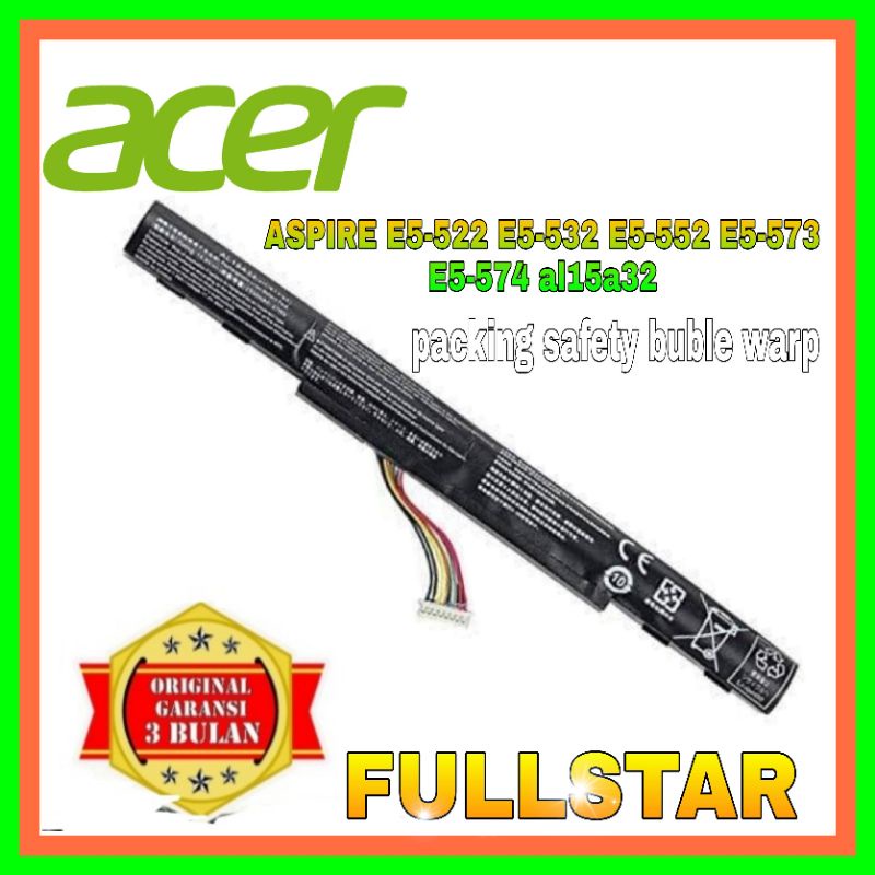 Baterai Laptop Acer Original  E5-522 E5-532 E5-552 E5-573 E5-574 al15a32