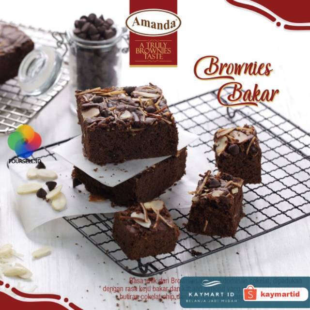 

Amanda Brownies - Brownies Bakar Brownies Amanda Oleh Oleh Bandung