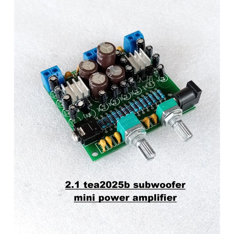 Modul power ampli 2.1 subwoofer TEA2025 cocok untuk miniatur sound mini power amplifier power subwofer