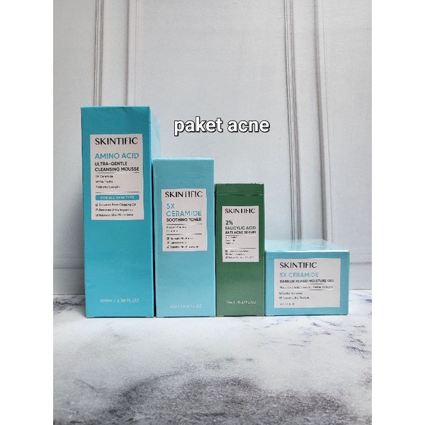 Ori 100% Skintific Paket Glowing/Acne/Darkspot/Retinol