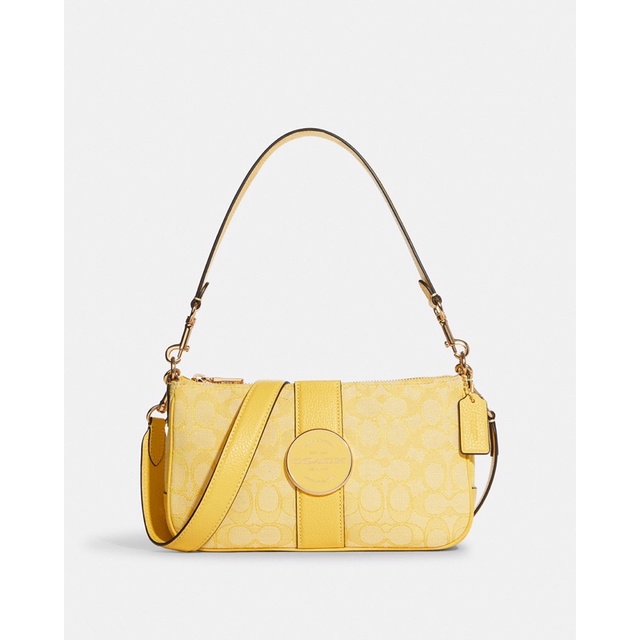 Coach Lonnie Baguette In Signature Jacquard (C8306)