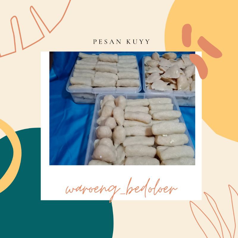

pempek ikn gabus asli palemvang pket 50 pempek