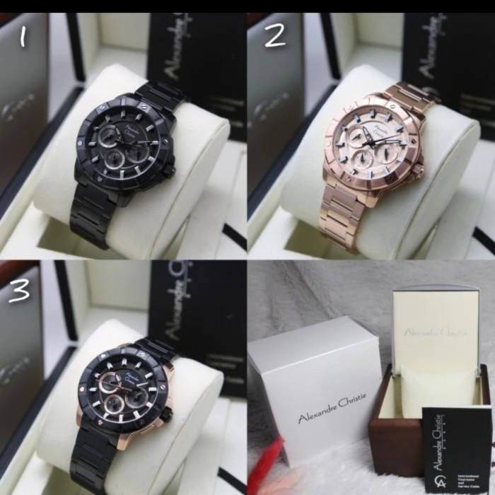 Alexandre Christie Wanita 6609 AC 6609 AC6609 Original Stainless