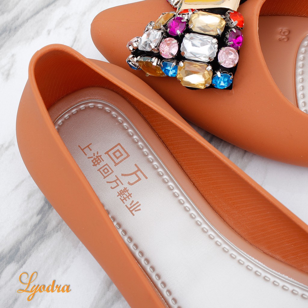 Yodra / Lyodra Joanna Flat Jelly Shoes Import LDR208 Real Pict