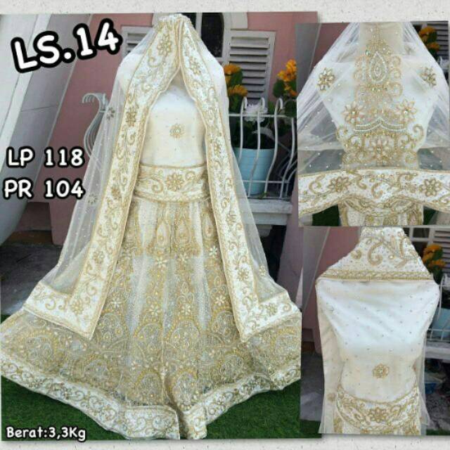 Gaun pengantin india ori