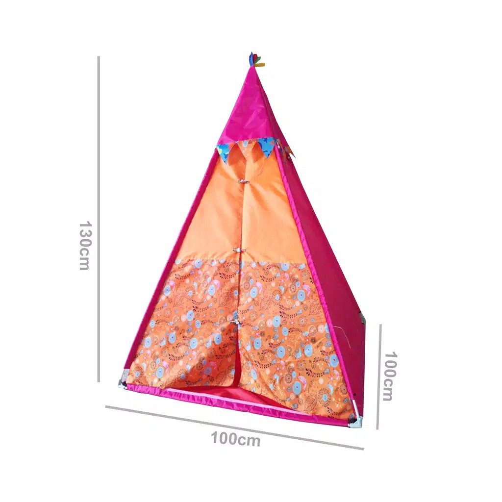 Matougui Tenda Anak Castle Indian  Mudah Dilipat Dan Di bawa
