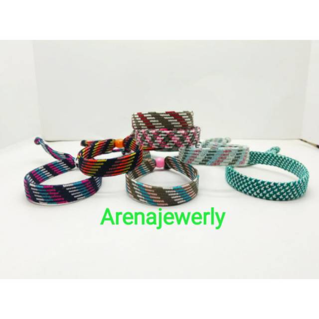 GELANG TALI 1 RANGKAP. GELANG TALI. GELANG PRIA. GELANG MURAH. GELANG TALI PRUSIK. GELANG TANGAN.