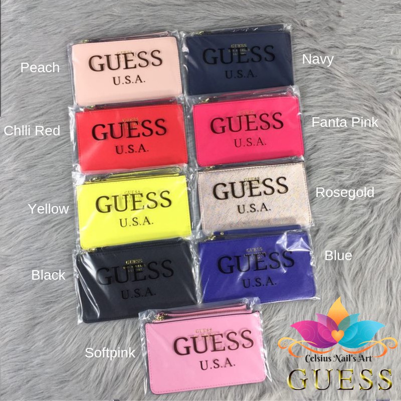 BELI 5 GRATIS 1 WRISTLET CLUTCH GUESS PURE AUTHENTIC QUALITY