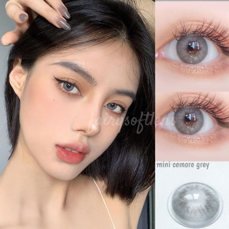 Softlens Kitty Mini Cemore Grey / KONTAK LENSA