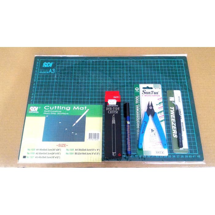 

Diskon Paket Basic Tools A3 - Tang - Marker - Matt - Tweezer - Pen Cutter