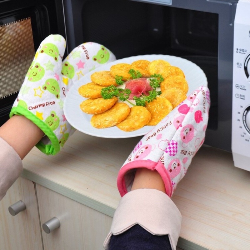 1pcs Sarung Tangan Oven Sarung Tangan Anti Panas Pelindung Tangan Memasak Kitchen Glove KC082