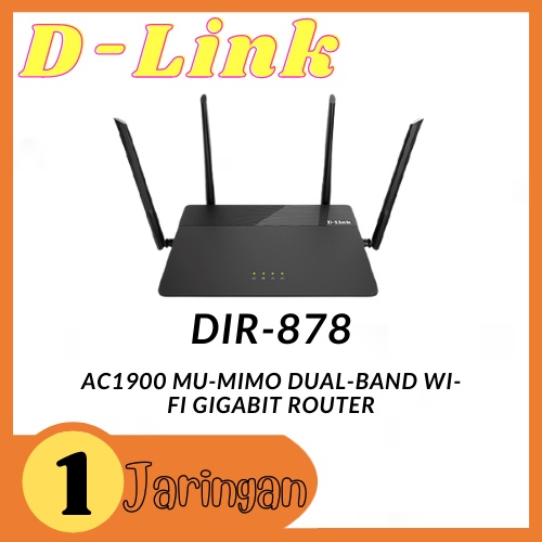 D-Link DIR-878 AC1900 MU-MIMO Dual-Band WI-FI Gigabit Router