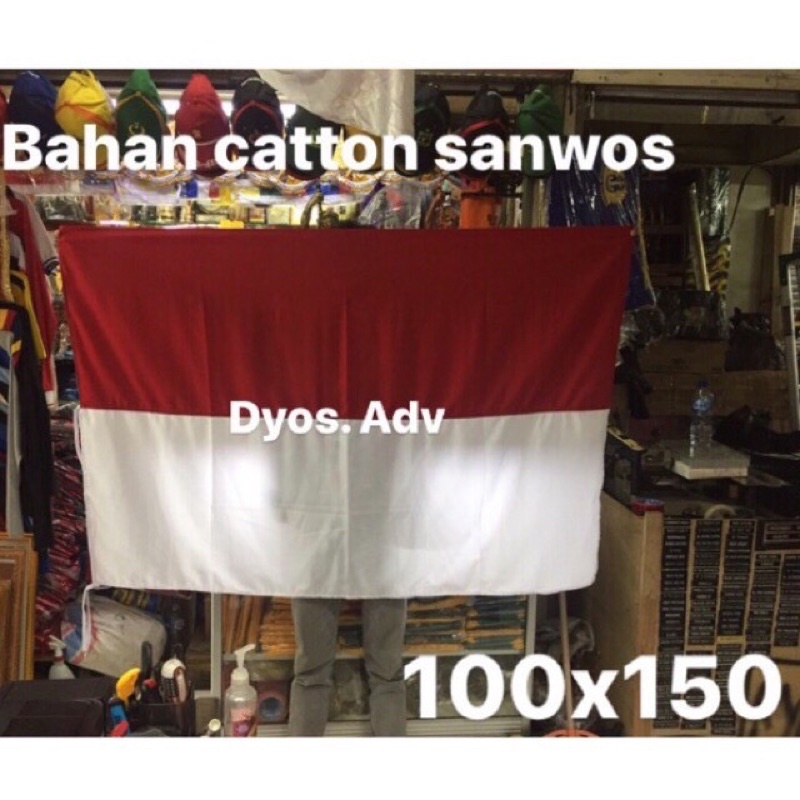 Bendera merah putih 100x150 cm (katun premium)