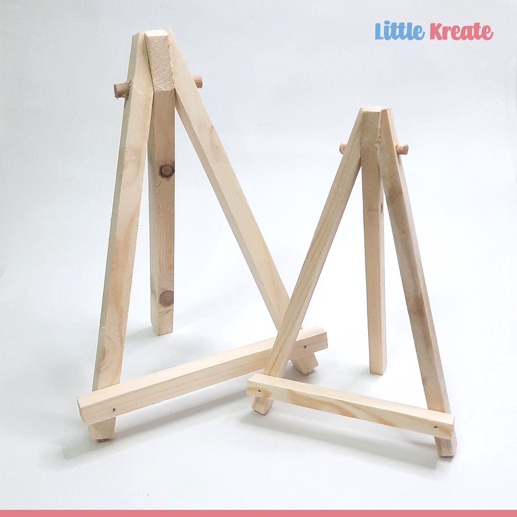 Wooden Easel / Stand Kayu / Tripod Lukis Gambar
