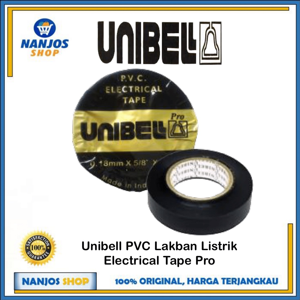 Unibell Isolasi Solasi Lakban Listrik Electrical Insulation Tape Pro