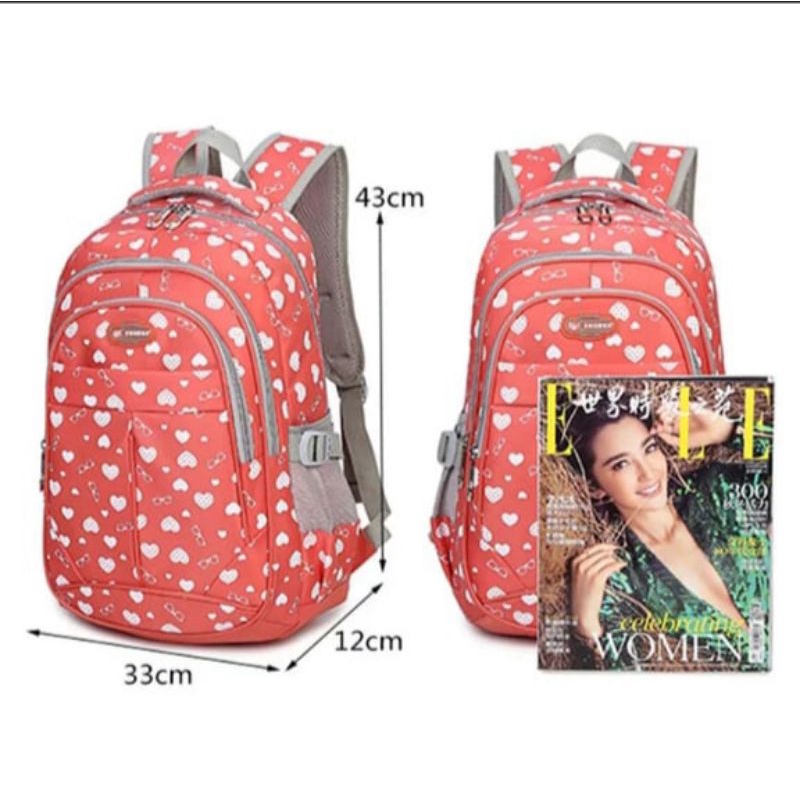 WAISTBAGS{{BISA COD}} RANSEL ANAK SEKOLAH SD/SMP/SMA LAPTOP TERBARU LOVE TABUR