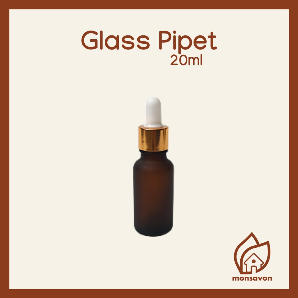 Glass Pipet Doff / Botol Pipet Kaca 20ml