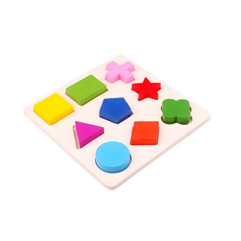 PUZZLE GEOMETRI 9PCS | puzzle shape bentuk edukasi anak montessori