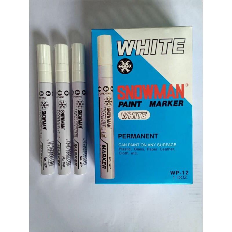 

Spidol cat snowman wp-12 white/ putih