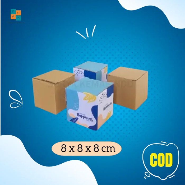 

Box 8x8x8 cm kardus kerdus aksesoris skincare sparepart giftbox hampers kotak kado hadiah oleh oleh babycry onlineshop murah ready