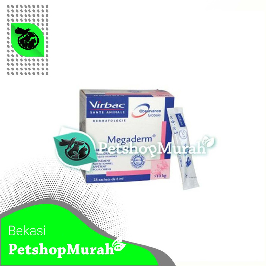 Megaderm 8ml Vitamin Bulu Kucing Dan Anjing 8 ml