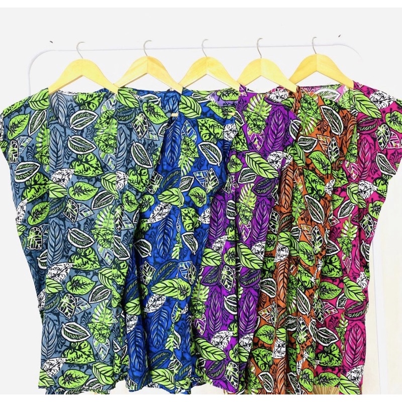 Daster Midi Santung Rayon Batik Motif Baju Tidur Rumah Daster Bali solo