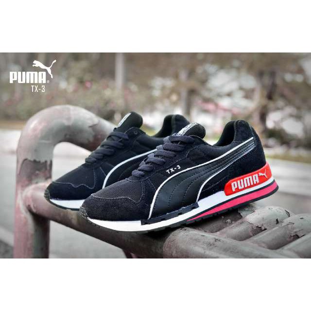 sepatu pria puma mens casual sneakers hitam olahraga terlaris murah