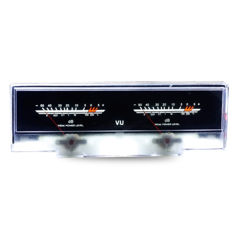 Mary Papan Amplifier Audio Stereo Double pointer VU Meter DB Level Adjustable Dengan Driver