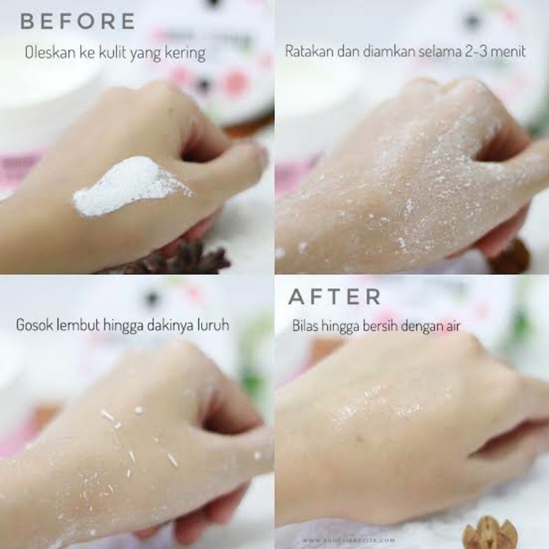 BODY SCRUB SCARLETT WHITENING ORIGINAL SCRUB PEMUTIH KULIT - ROMANSA