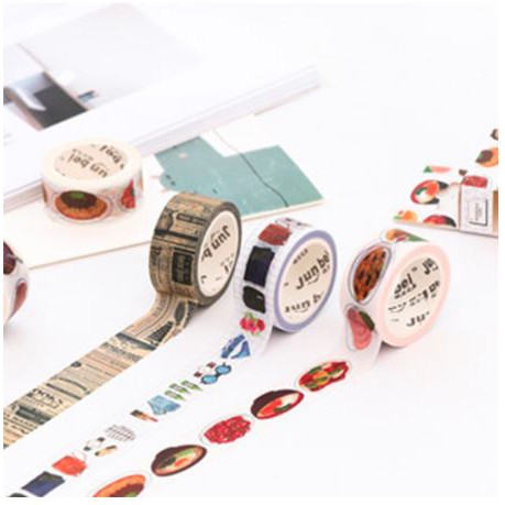 WASHI TAPE PAPER TAPE SOLATIP MOTIF LUCU LUCU UNIK