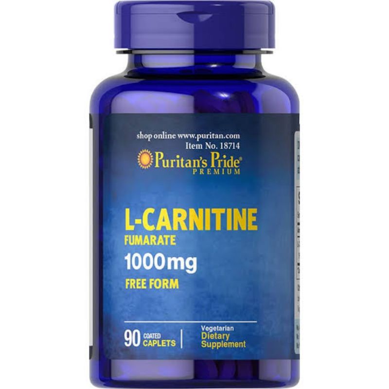 

1000mg Puritan L-carnitine - Pembakar Lemak Pelangsing 90tab