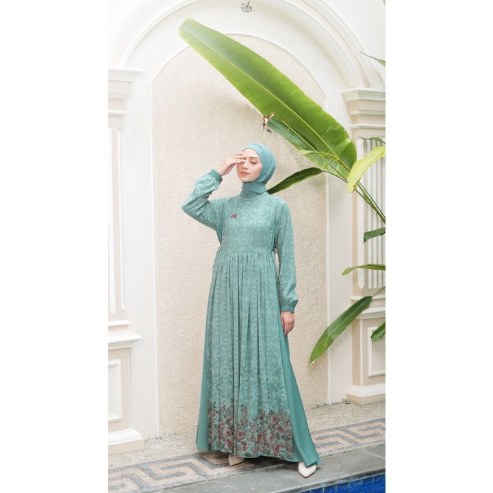 QUEEN KATE MOM STYLE 1SET PASHMINA (QUEEN KATE DRESS DAN PASHMINA) BY ADEN