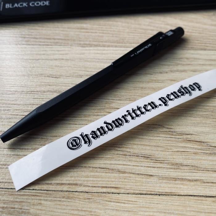 

CARAN DACHE 849 Black Code Ballpen Pen #Pulpen Refill Parker Lamy