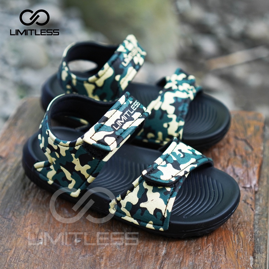 Sandal Anak Motif Army Anti Slip Sendal Gunung Anak Captain Amerika Kekinian Terbaru