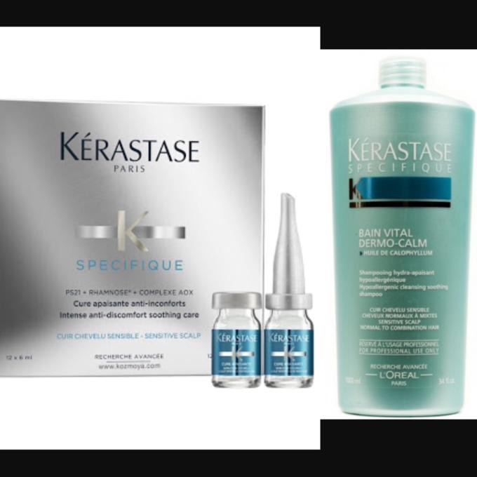 Promoo Lebaran !!! Kerastase Specifique Cure Apaisante Isi 12 U/Kulit Sensitif Ready Stock