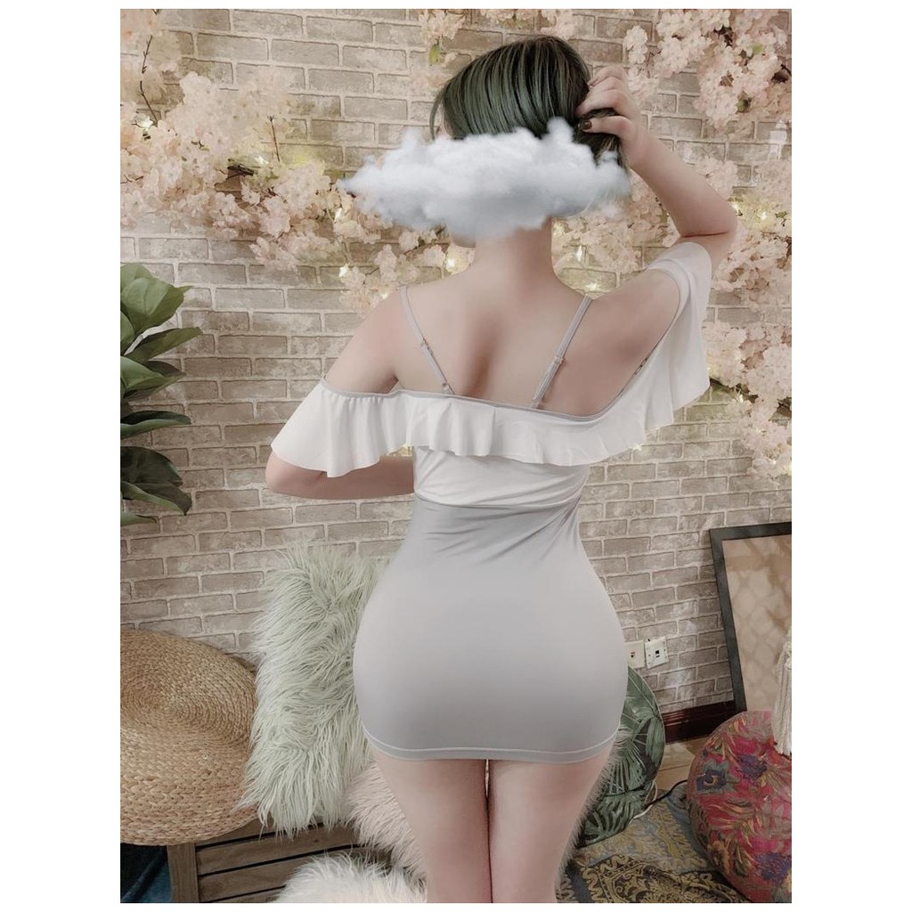 LI-99 casual flare stretch lingerie baju tidur wanita seksi cosplay