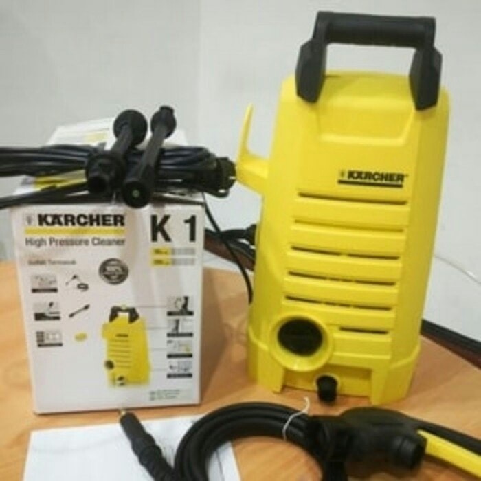 Unik Karcher K1 High Pressure Cleaner   Mesin Cuci Steam Mobil Motor   Kuning Diskon