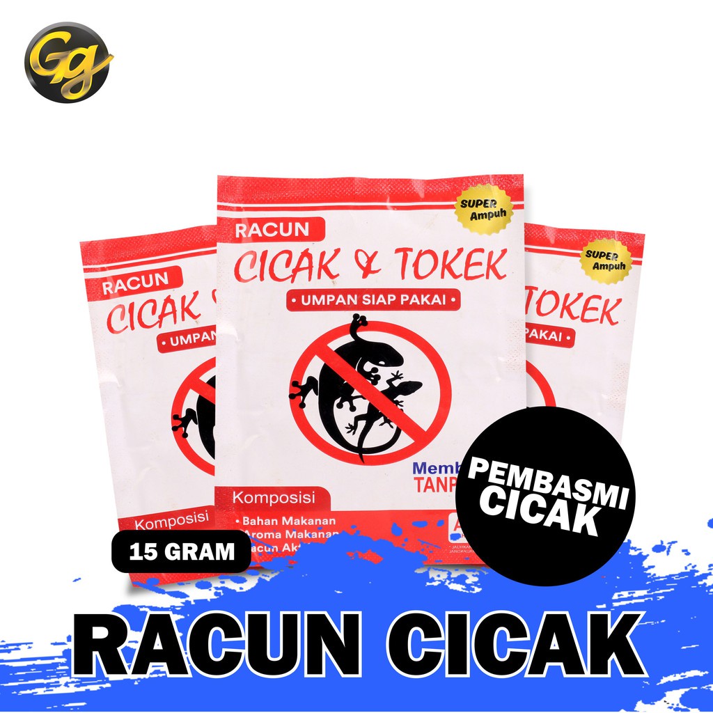 Sachet Racun Cicak Bubuk Racun Tokek Basmi Cicak Usir Cicak Umpan Cicak