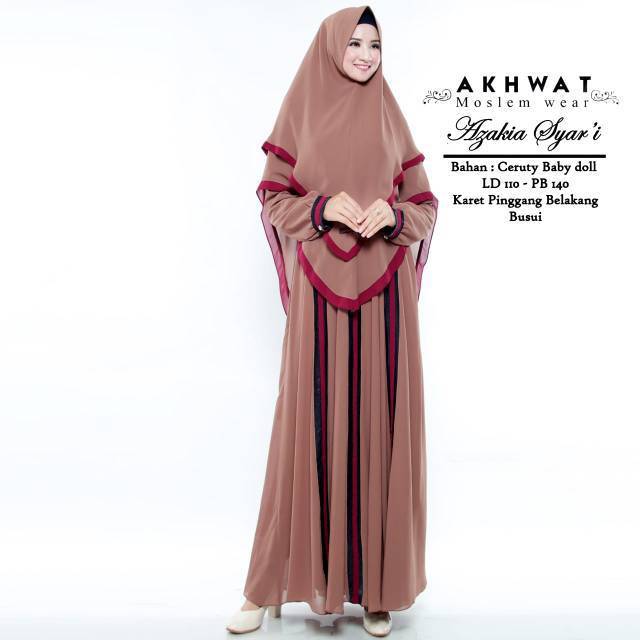 Azakia syari by akhwat moslem wear