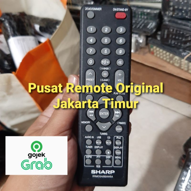 REMOTE REMOT SHARP RRMCGA292AWSA ORIGINAL ASLI