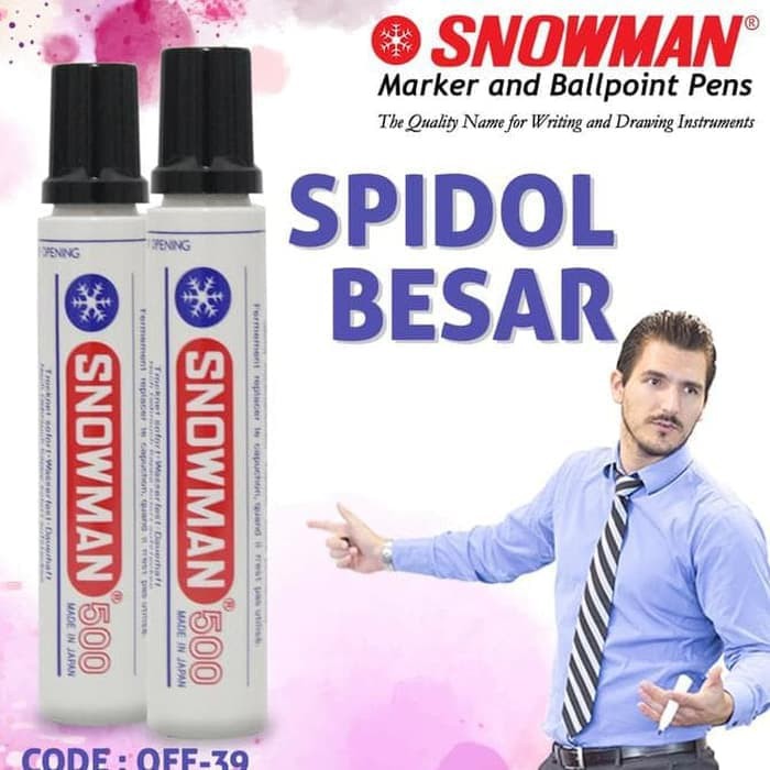 

Spidol Snowman 500 Jumbo ATK Alat Tulis