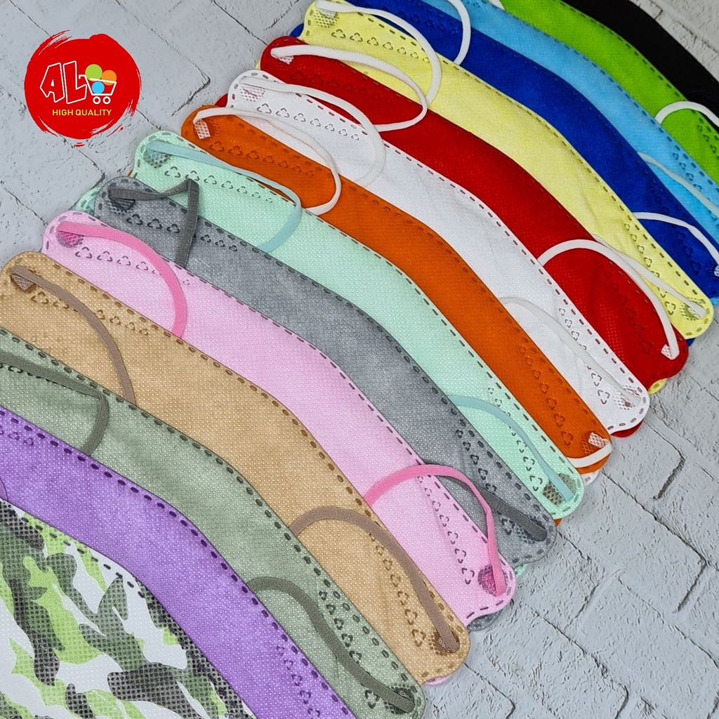 NIANcare Masker korea KF94 Earloop MEDIS 4lapis Kemenkes isi 10pcs motif batik kualitas premium Angela Lee