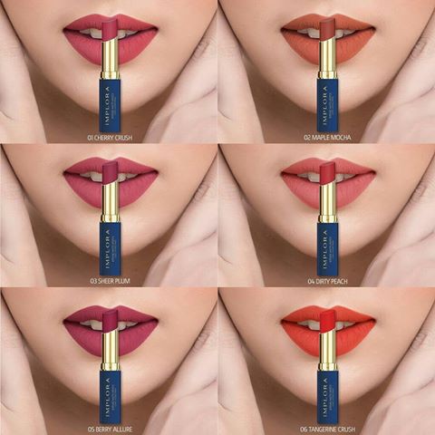 100% ORIGINAL IMPLORA Intense Matte Lipstick Long Lasting Finish (VALENSIAHAIR)