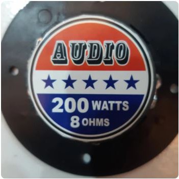 TWEETER AUDIO 200 WATT MODEL ACR 702 TUITER TWITER TWITTER AUDIO 200W