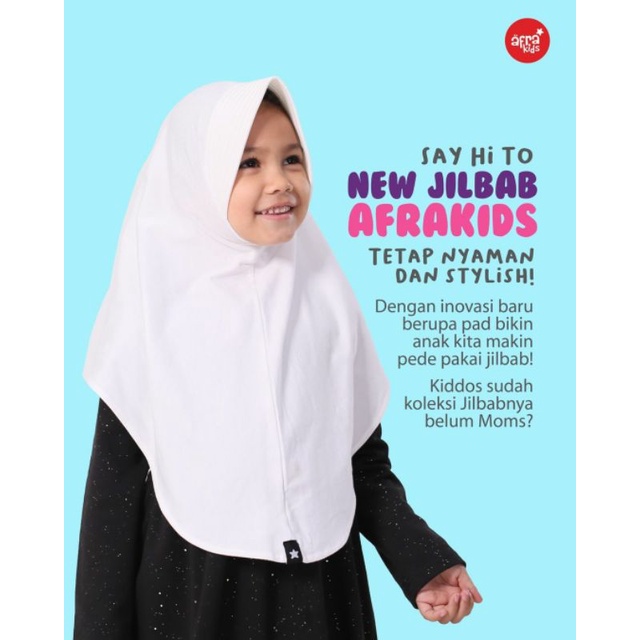 Jilbab Afrakids New Model Pad JS001 JS002 JS008 JS009 JS010 JS011