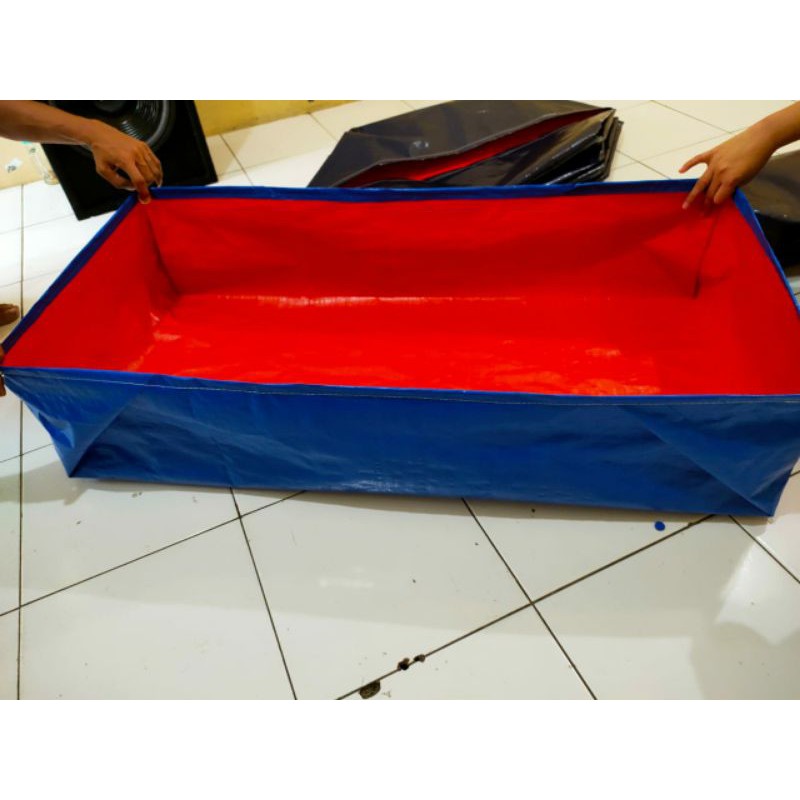 terpal kolam ikan A5 100x50x25 tebal