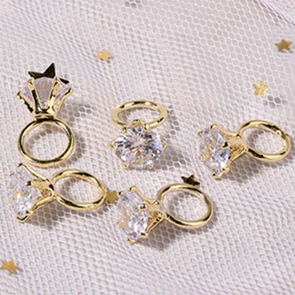 Mxbeauty 3D Kuku Rhinestones Charms Mewah Mutiara Kupu-Kupu Permata Manikur Aksesoris Perhiasan Kuku